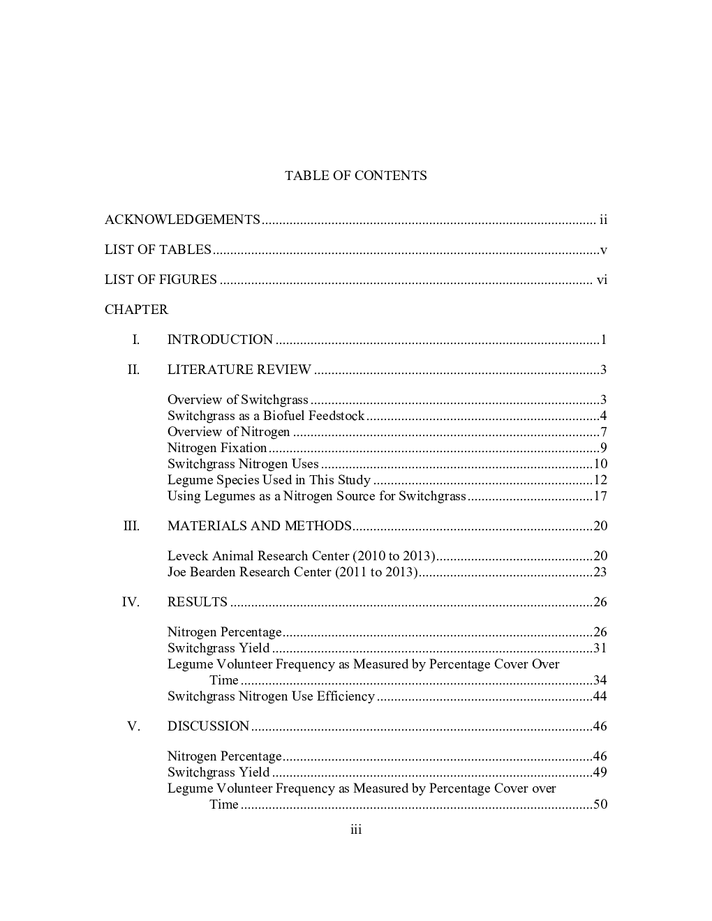 Alternative nitrogen for subsequent southern switchgrass (Panicum virgatum L.) production using cool-season legumes - Page 4