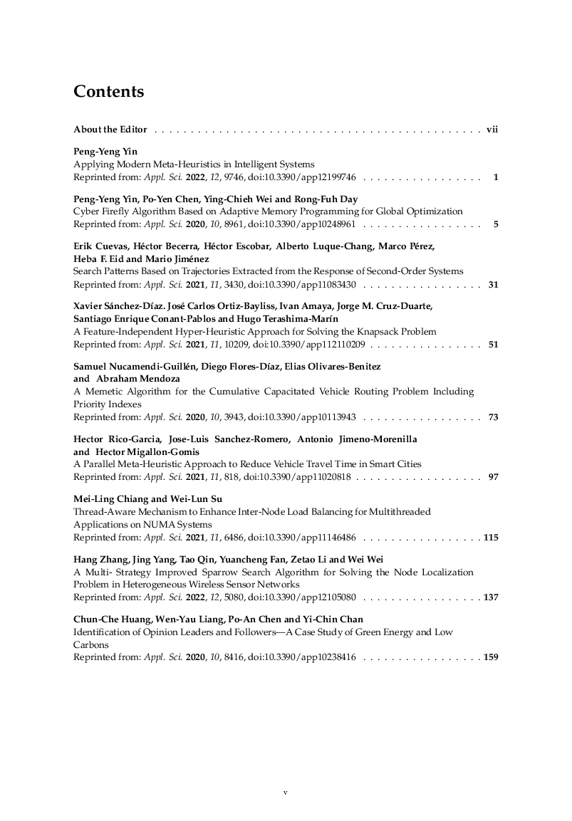 Applied MetaHeuristic in Intelligent Systems - Page 4