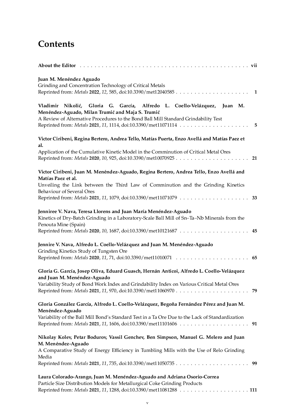 Grinding and Concentration Technology of Critical Metals - Page 4