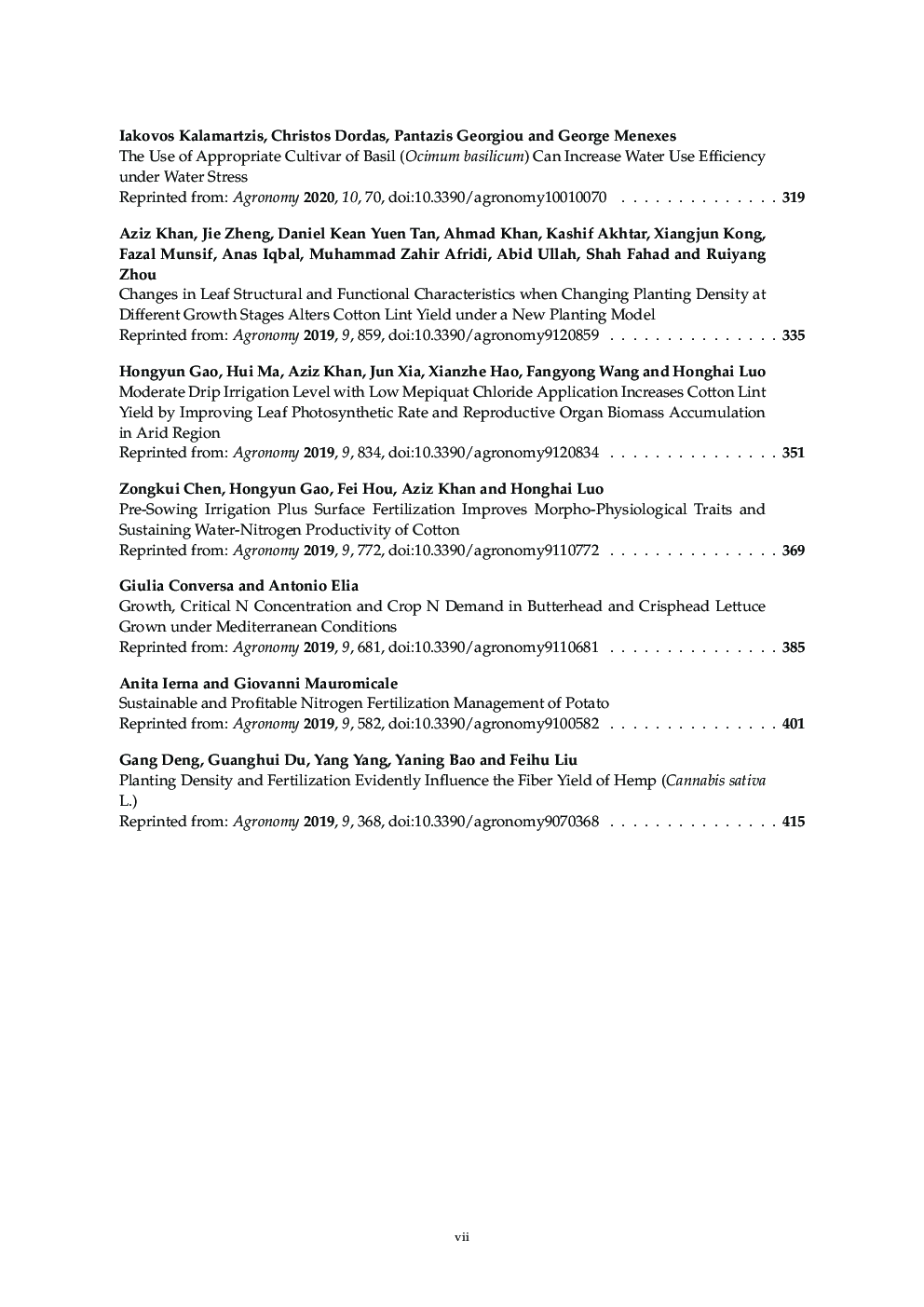 Herbaceous Field Crops Cultivation - Page 5