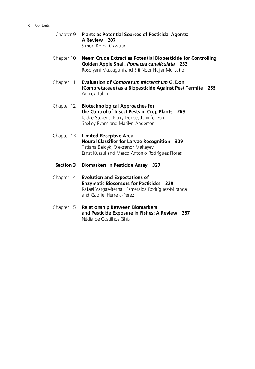 Pesticides Advaces in Chemical And Botanical Pesticides - Page 4