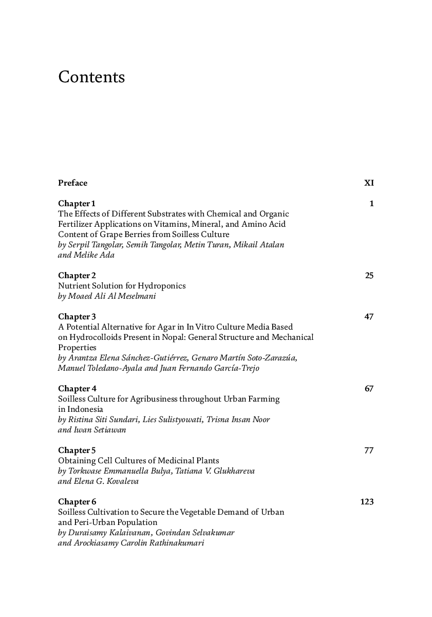 Recent Research and Advances in Soilless Culture - Page 3