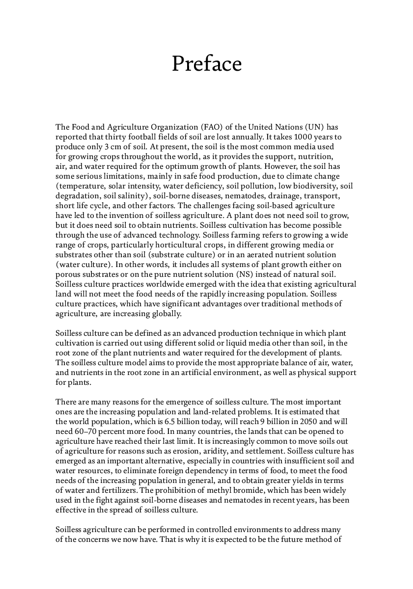 Recent Research and Advances in Soilless Culture - Page 5