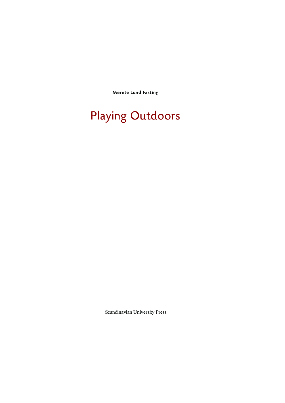 Playing Outdoors - Page 3