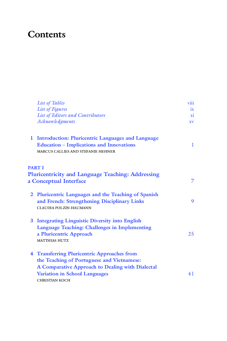 Pluricentric Languages and Language Education - Page 3