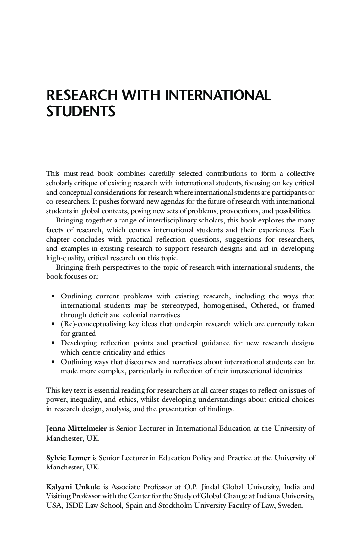 Research with International Students - Page 4