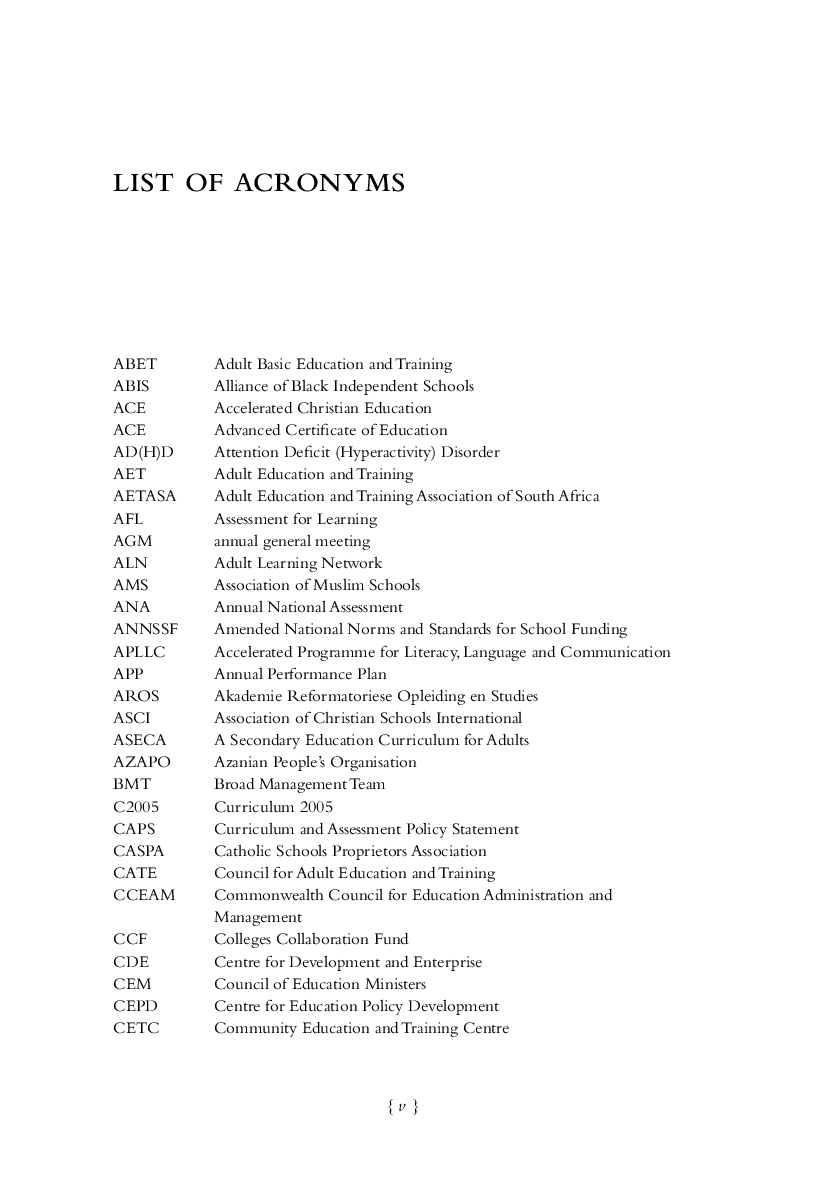 Twenty Years of Education Transformation in Gauteng 1994 to 2014 - Page 5