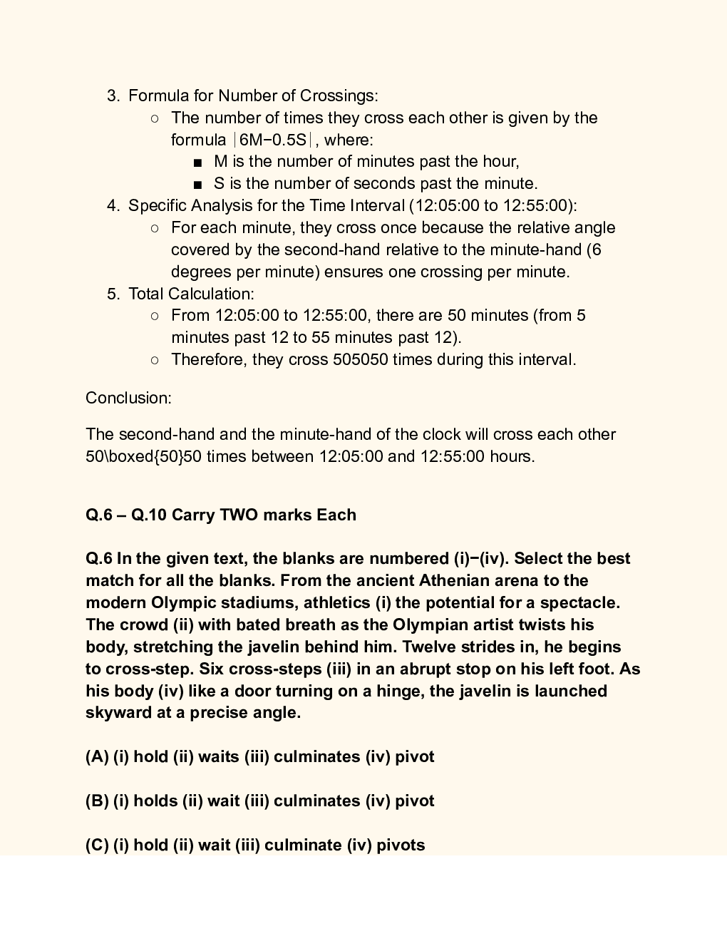 GATE Ecology and Evolution Question Paper with Solution 2024 - Page 5