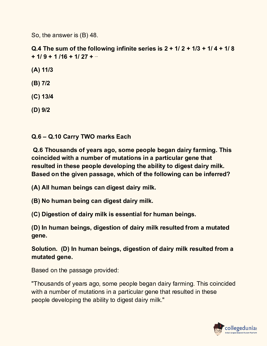 GATE Chemistry Question Paper with Solution 2024 - Page 5