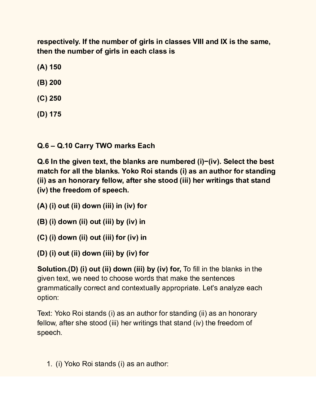 GATE Civil Engineering Set-2  Question Paper with Solution 2024 - Page 5