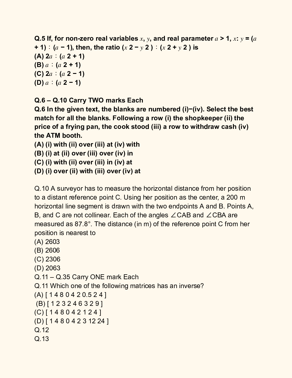 GATE 2024 ELECTRICAL ENGINEERING Question Paper Solutions - Page 4