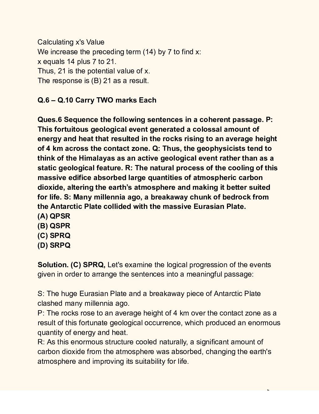 GATE 2024 Engineering Sciences XE Paper Solutions - Page 4