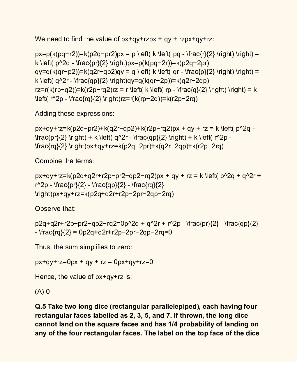GATE 2024 Mechanical Engineering Solution - Page 5