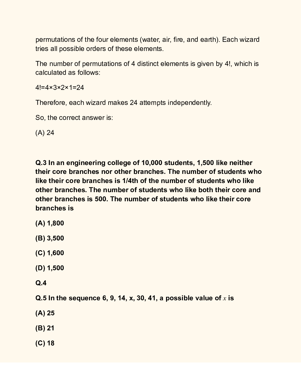 GATE 2024 Statistics ST Solutions - Page 3