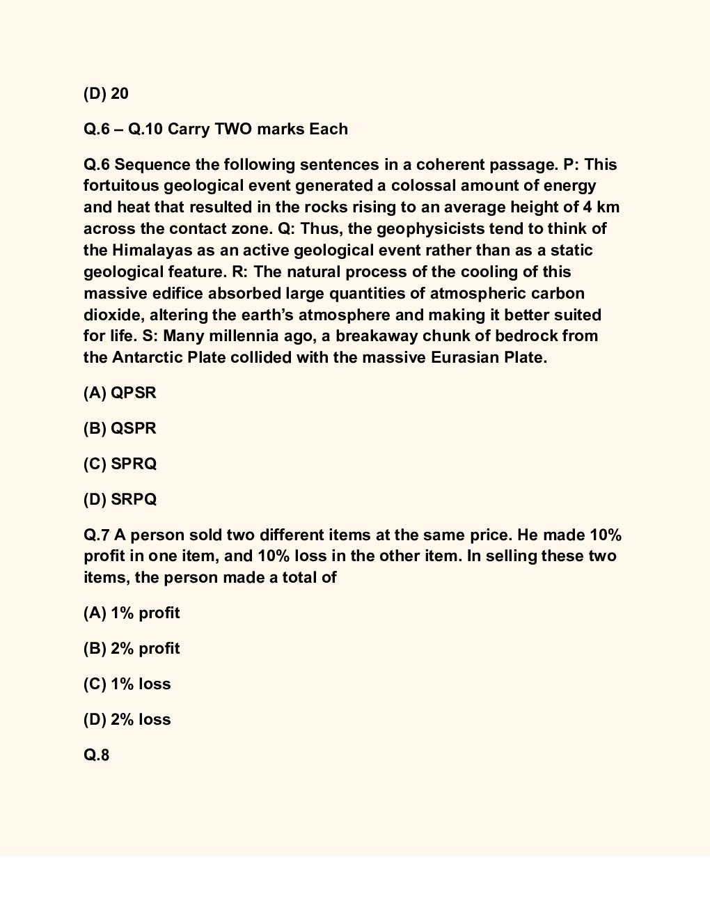 GATE 2024 Statistics ST Solutions - Page 4