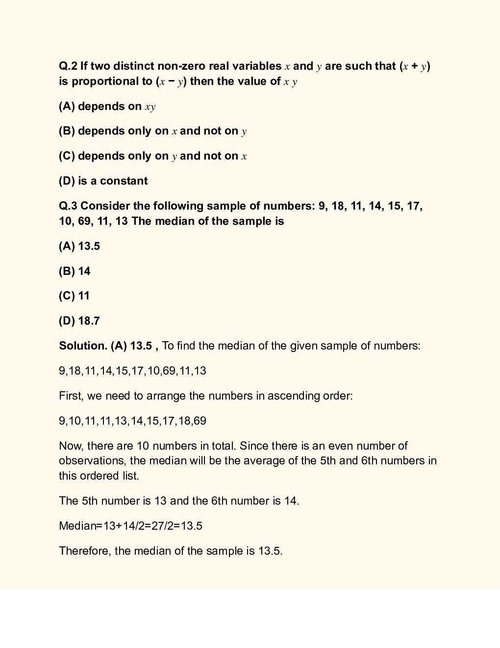 GATE 2024 Textile Engineering and Fibre Science TF Solutions - Page 3