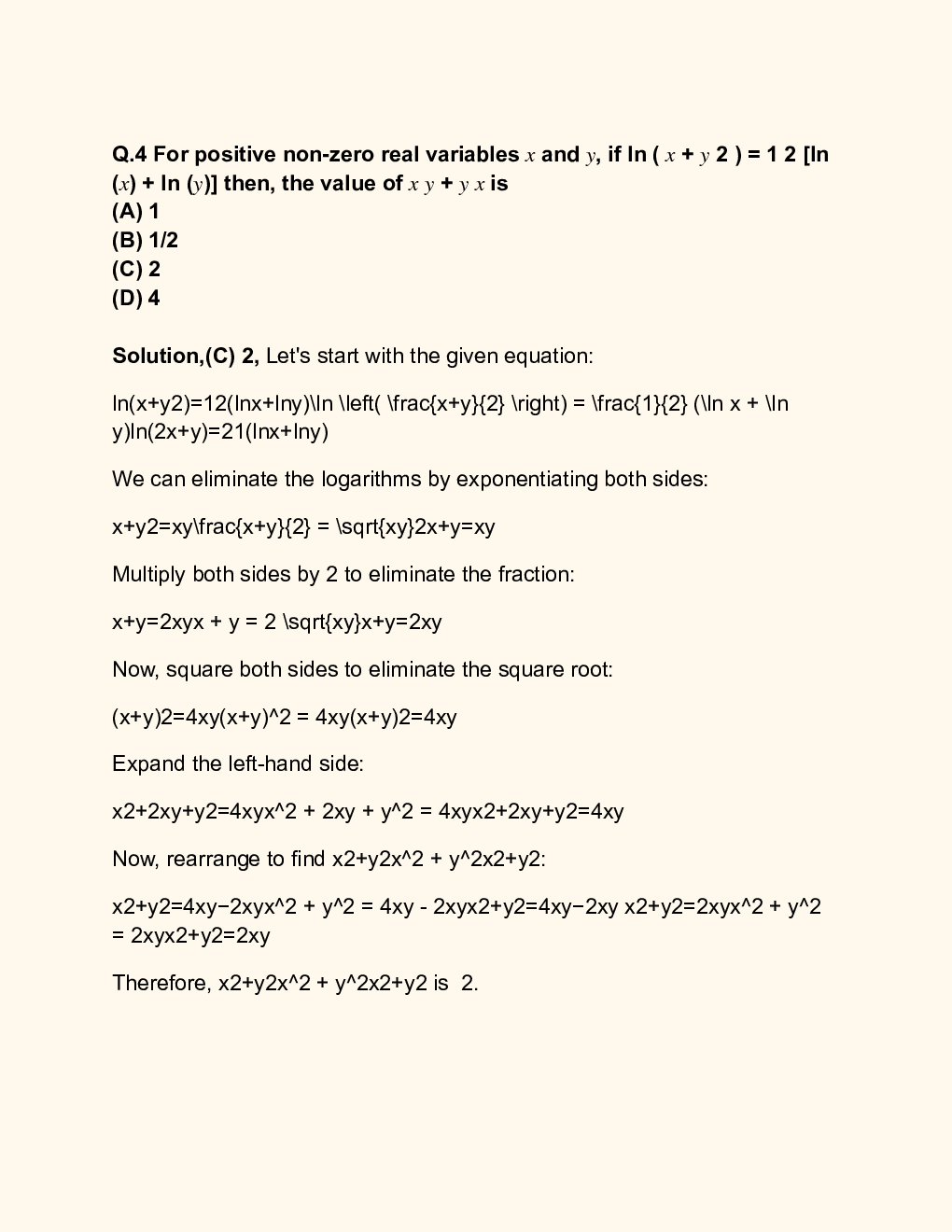 GATE CSE 2024 set 2 Solution - Page 5