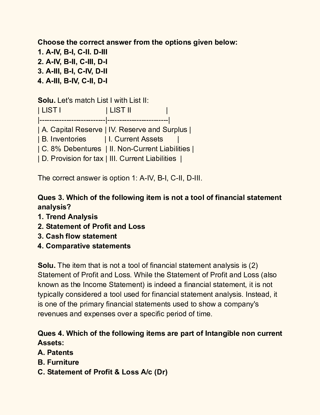 CUET 2023 Accountancy Solution - Page 3
