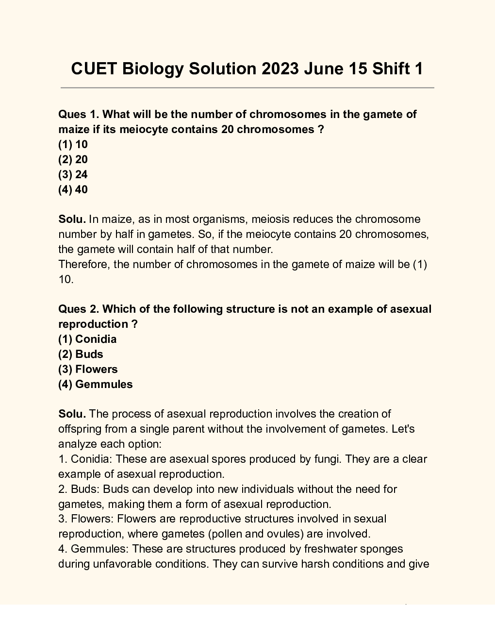 CUET 2023 Physics Solution - Page 2