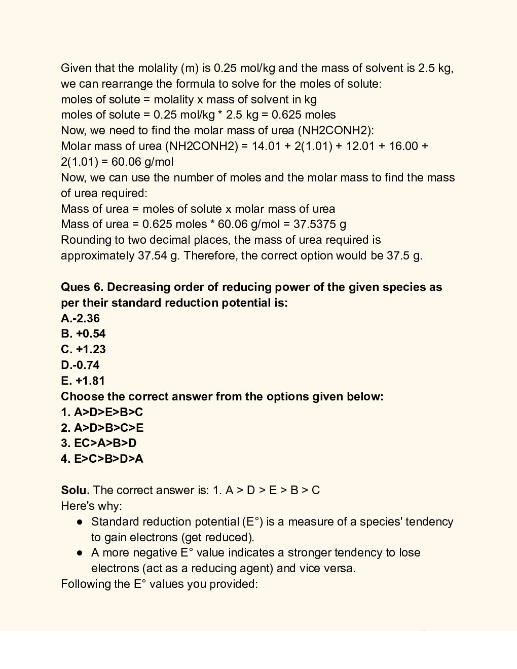 CUET 2023 Biology Solution - Page 4