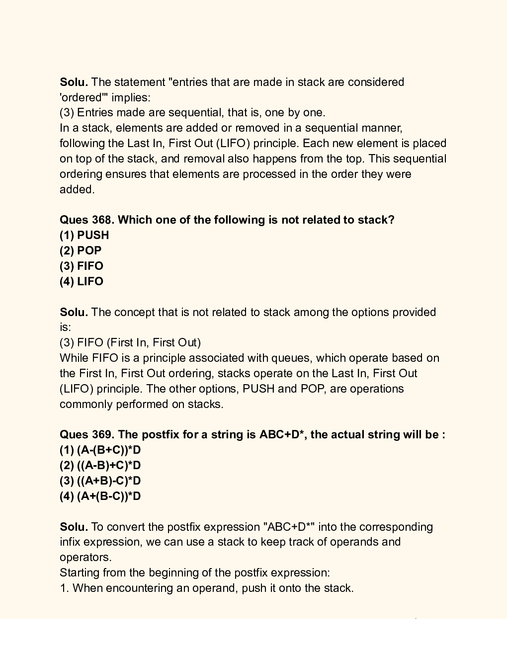 CUET Business Studies  Solution  2023 - Page 3