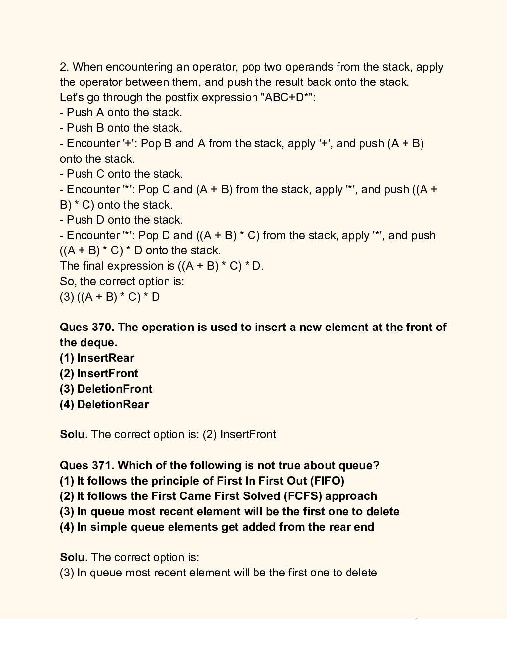 CUET Business Studies  Solution  2023 - Page 4