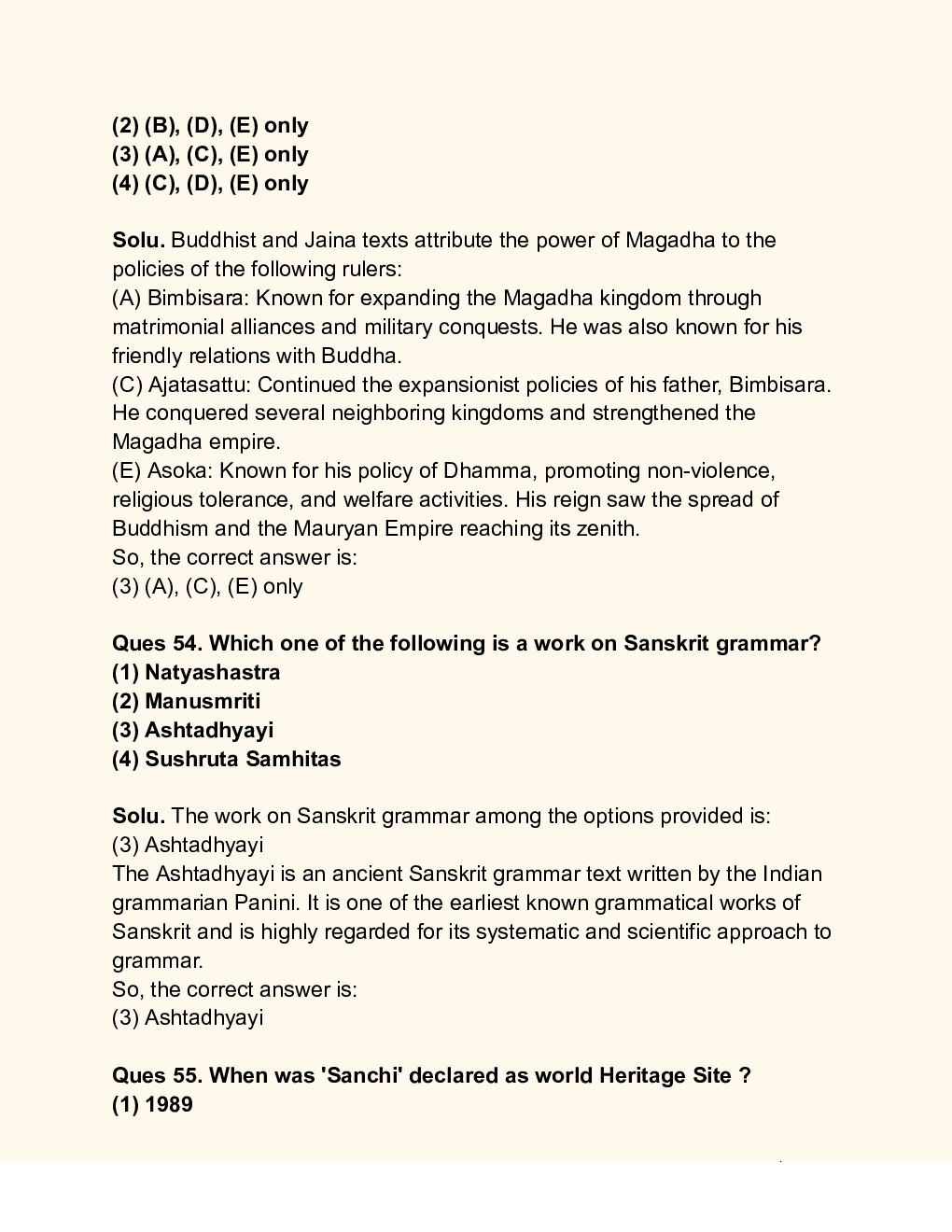 CUET English  Solution  2023 - Page 3