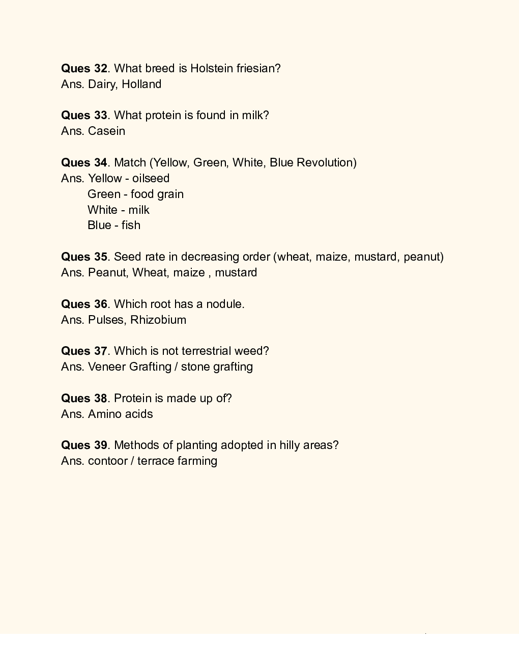 CUET Agriculture Question Paper 2024 - Page 5