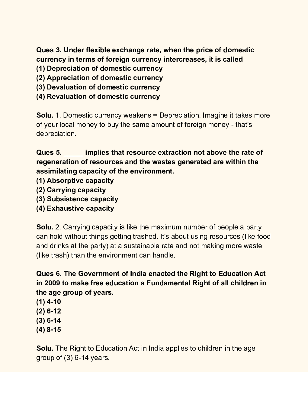 CUET Economics Solutions SET C - Page 3