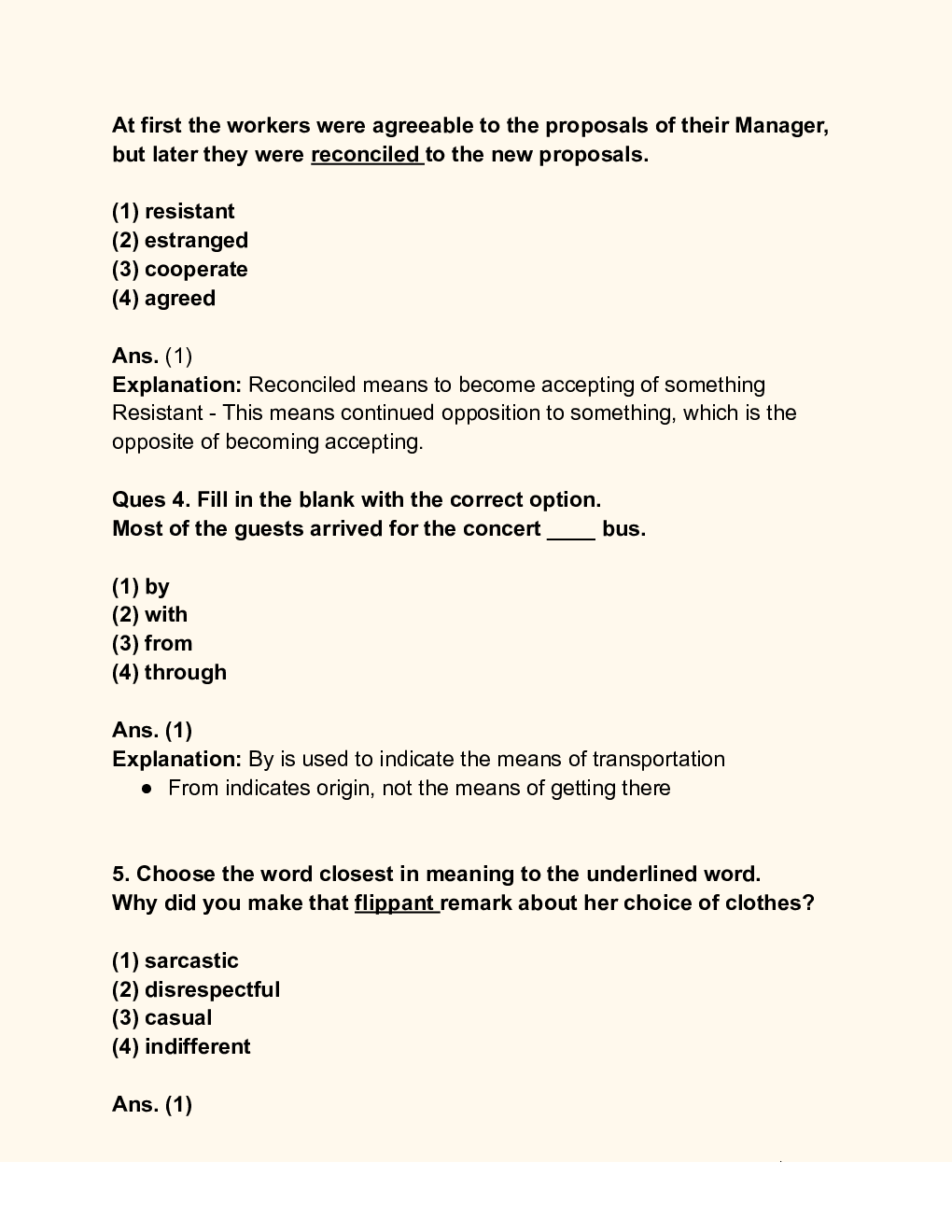 CUET English Solution Set A - Page 3