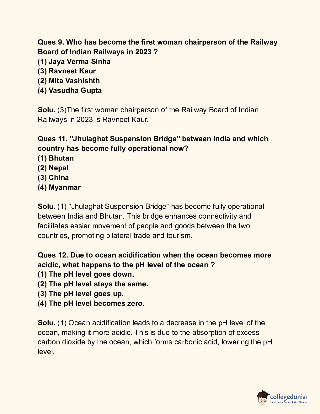 CUET General Test Solutions SET A - Page 5