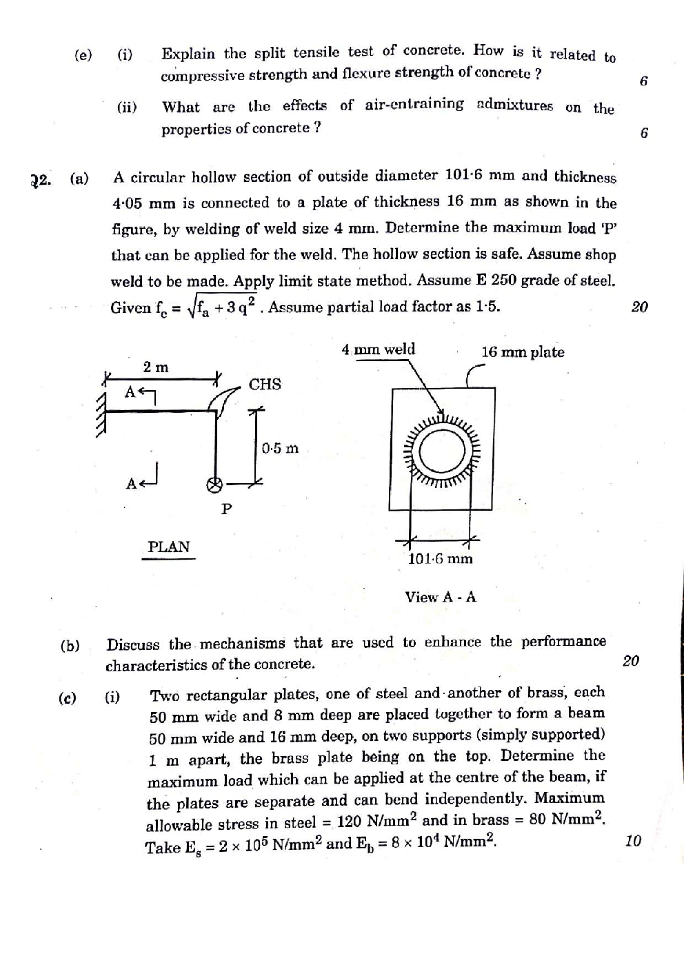 IES MAINS 2023  Civil Paper-I  - Page 3
