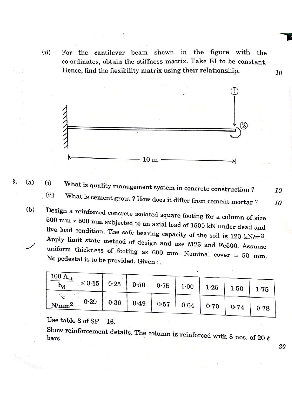 IES MAINS 2023  Civil Paper-I  - Page 4