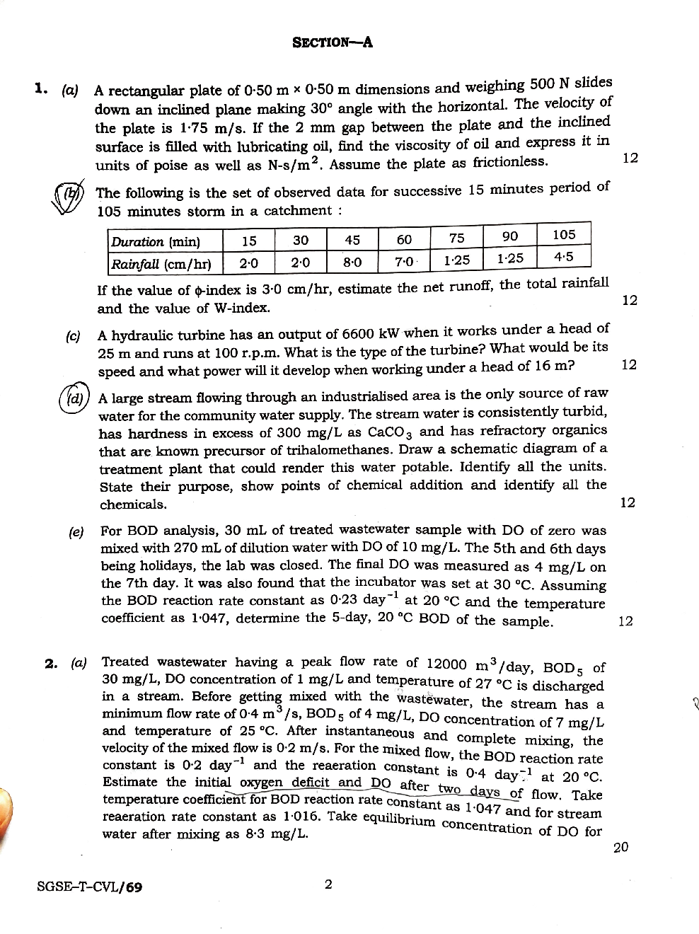 IES MAINS 2023  Civil Paper-II  - Page 2