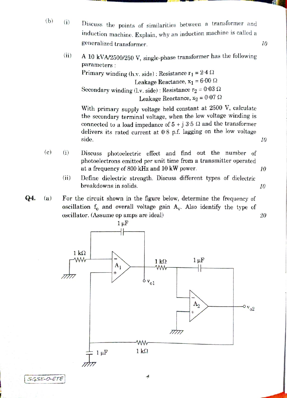 IES MAINS 2023  EC Paper-II  - Page 4