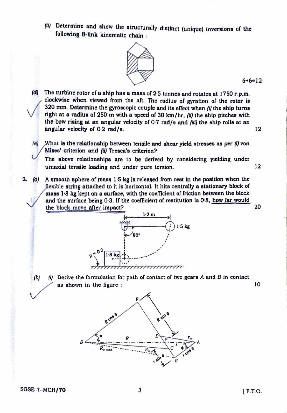 IES MAINS 2023  Mechanical  - Page 3