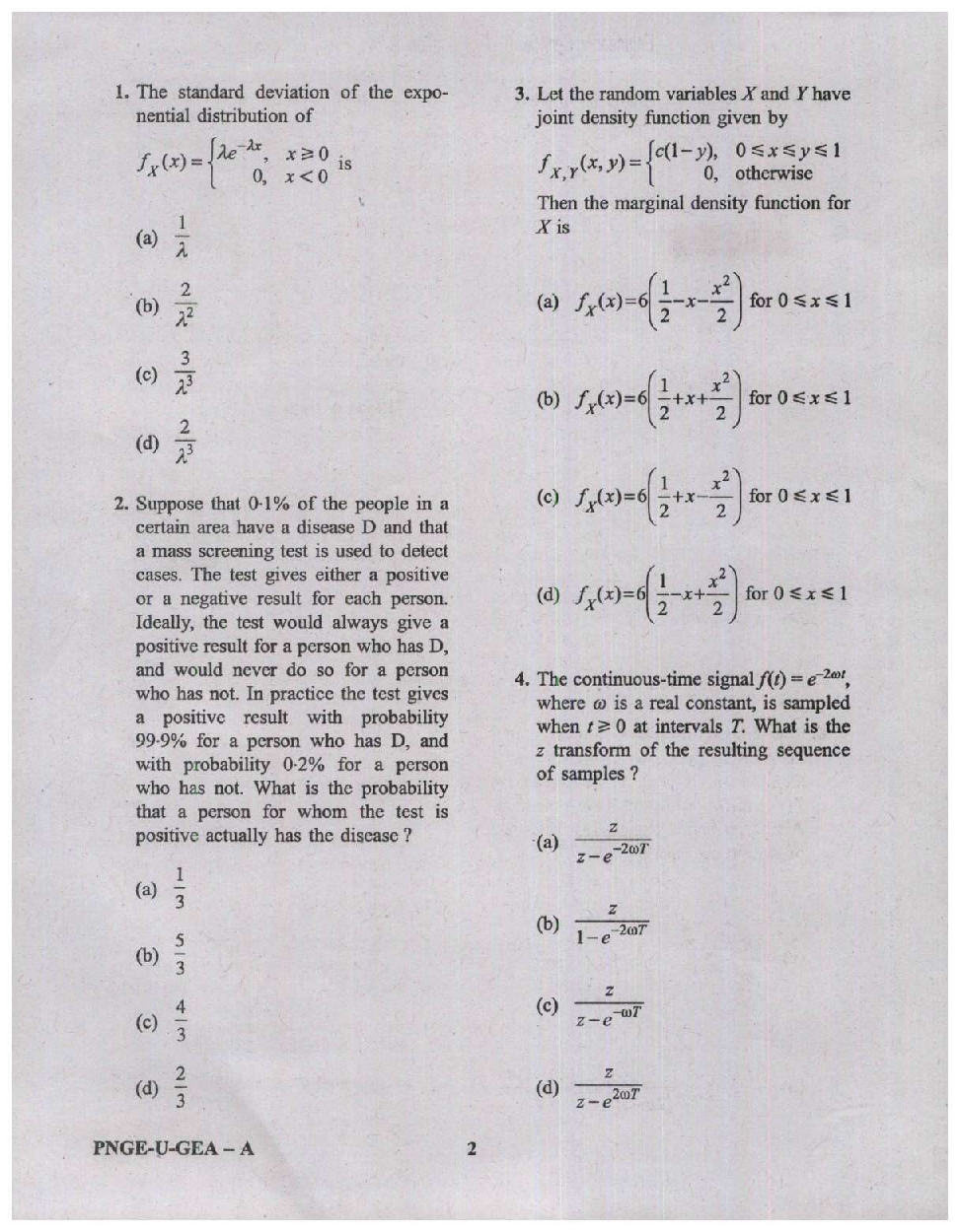 IES Paper-l-Exam 2024  General Stidies Engineering  - Page 2