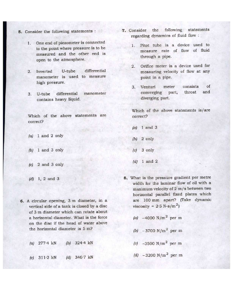 IES Paper-l-Exam 2024  Mechanical Engineering  - Page 3