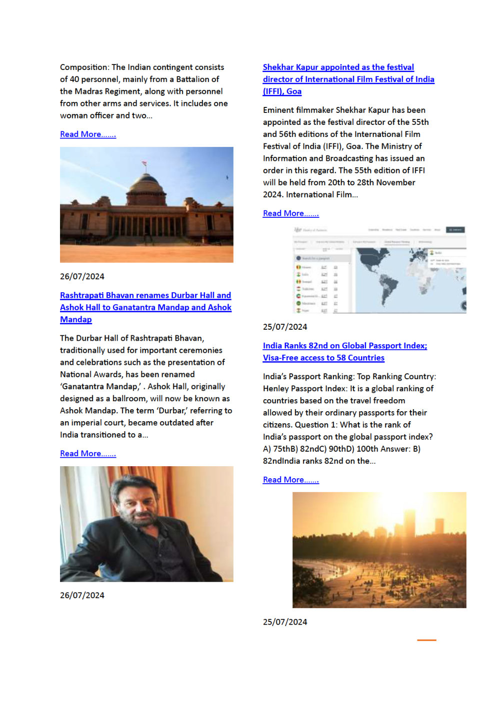 Current Affairs August 2024 In English - Page 5