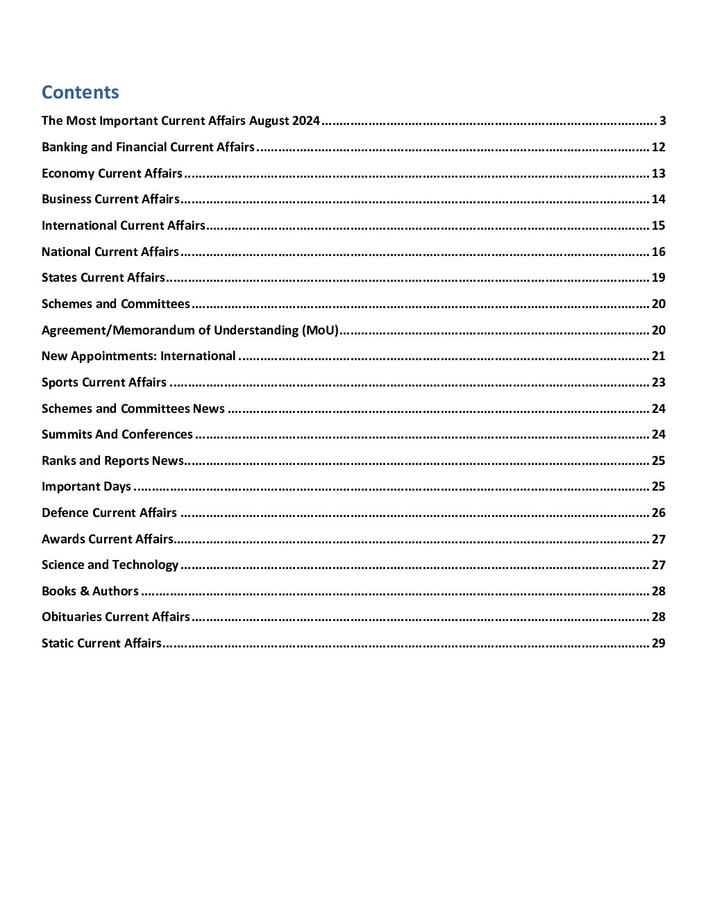 Current Affairs September 2024 In English - Page 2