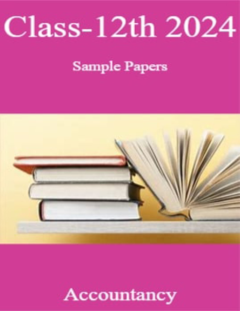 Class-12th 2024 Sample Papers Accountancy - Page 1