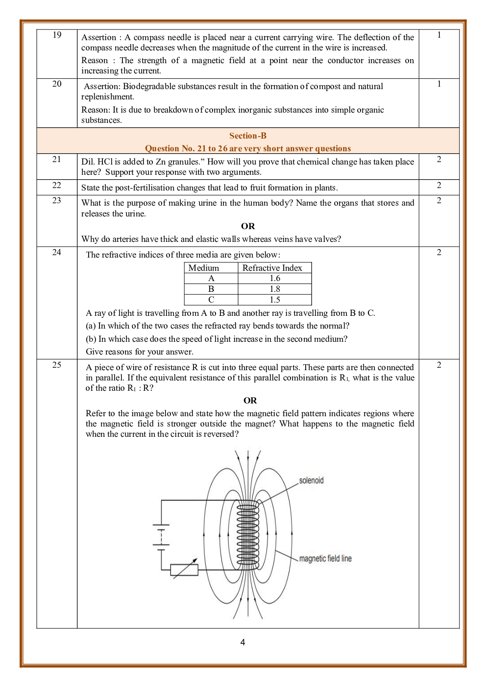 Class-10th 2024 Sample Papers Science - Page 5