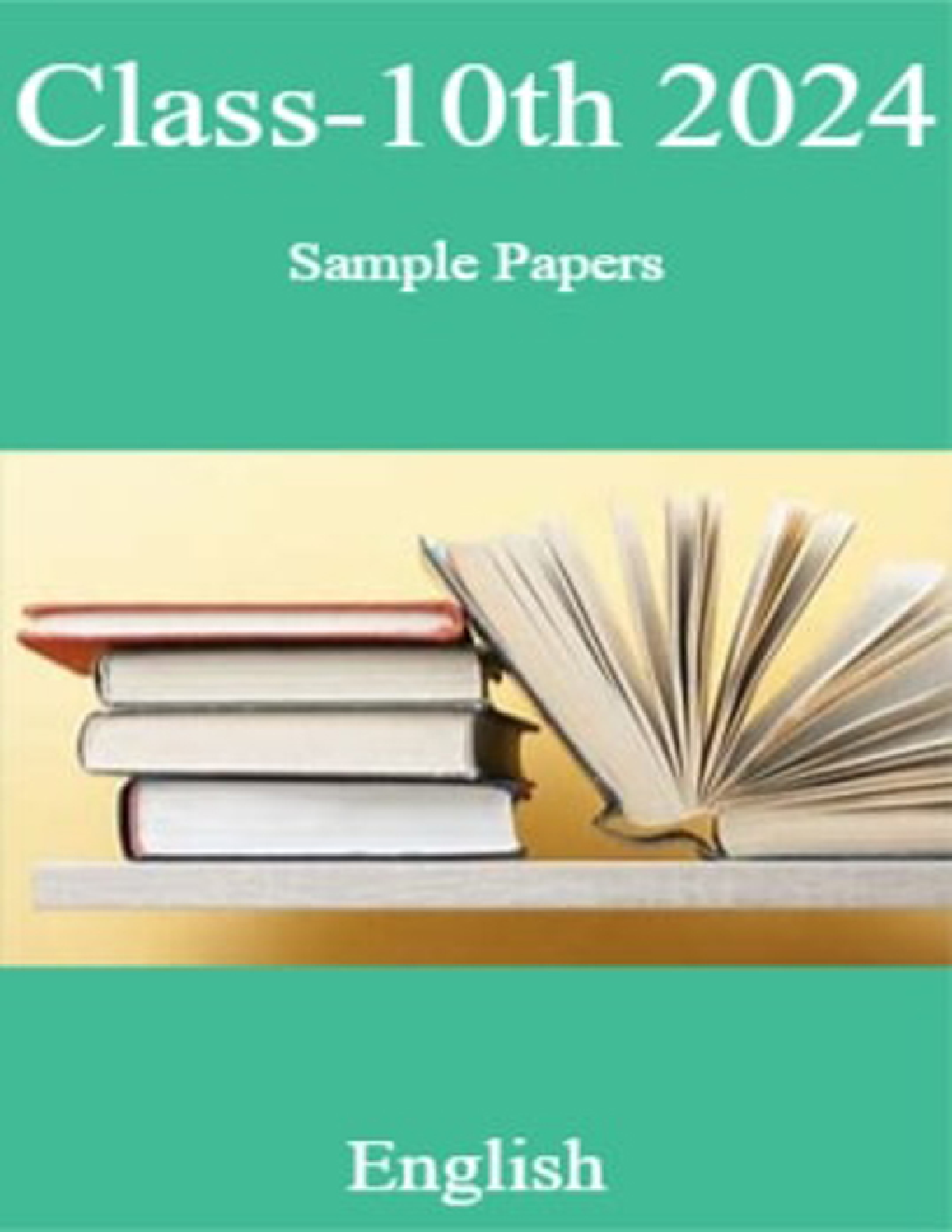 Class-10th 2024 Sample Papers English - Page 1