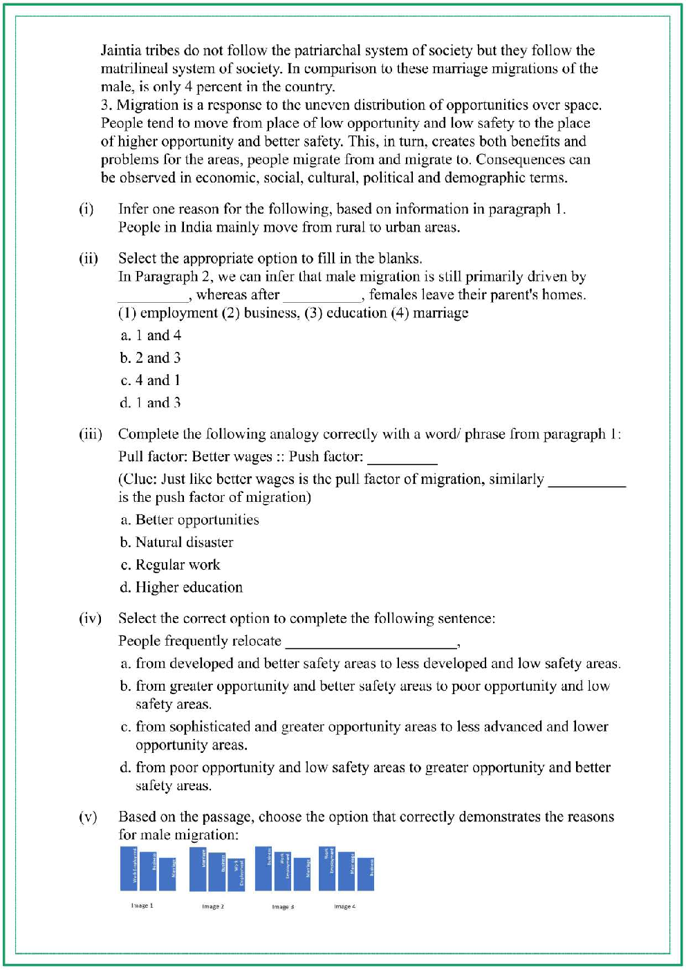 Class-10th 2024 Sample Papers English - Page 3