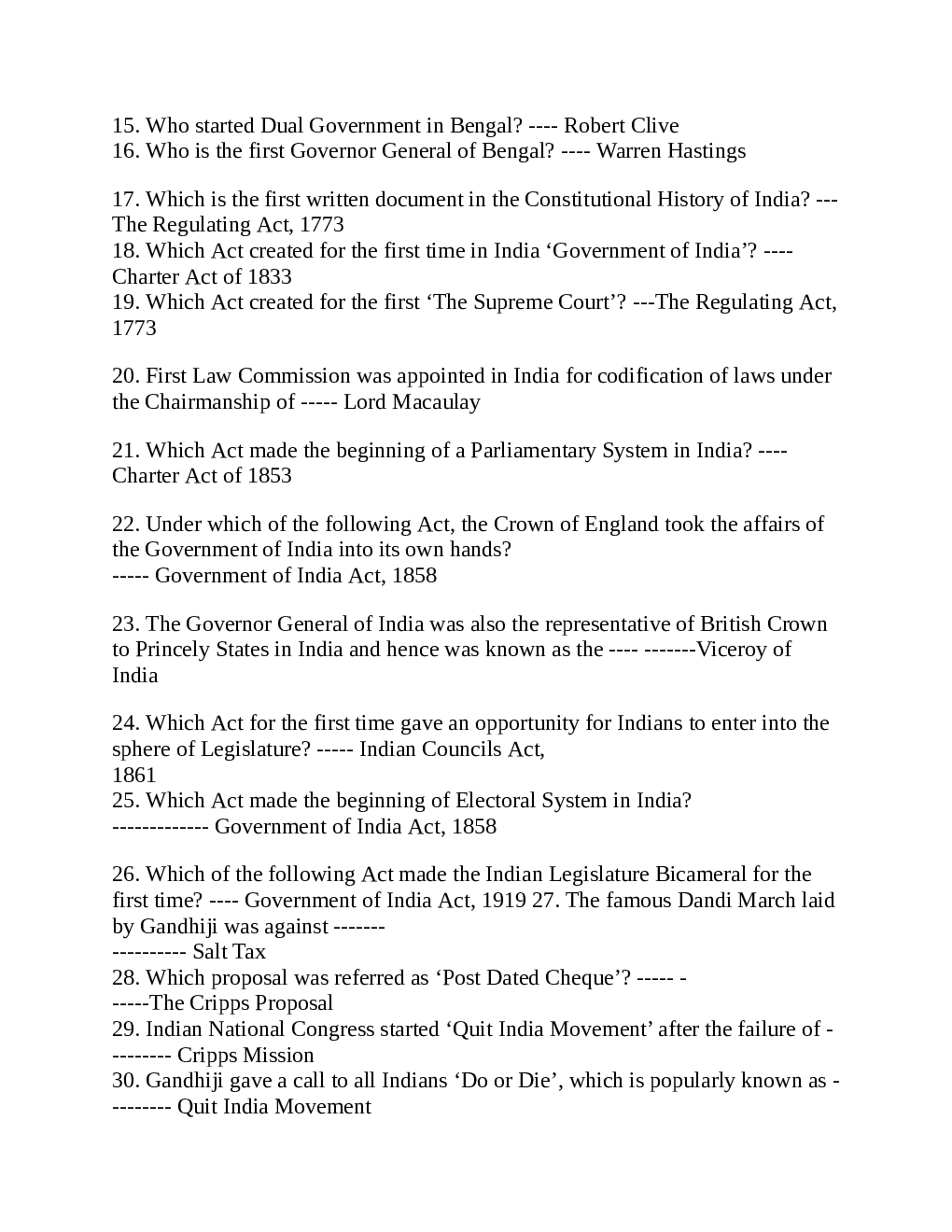 MP Indian Constitution Question Papers 2024 - Page 3