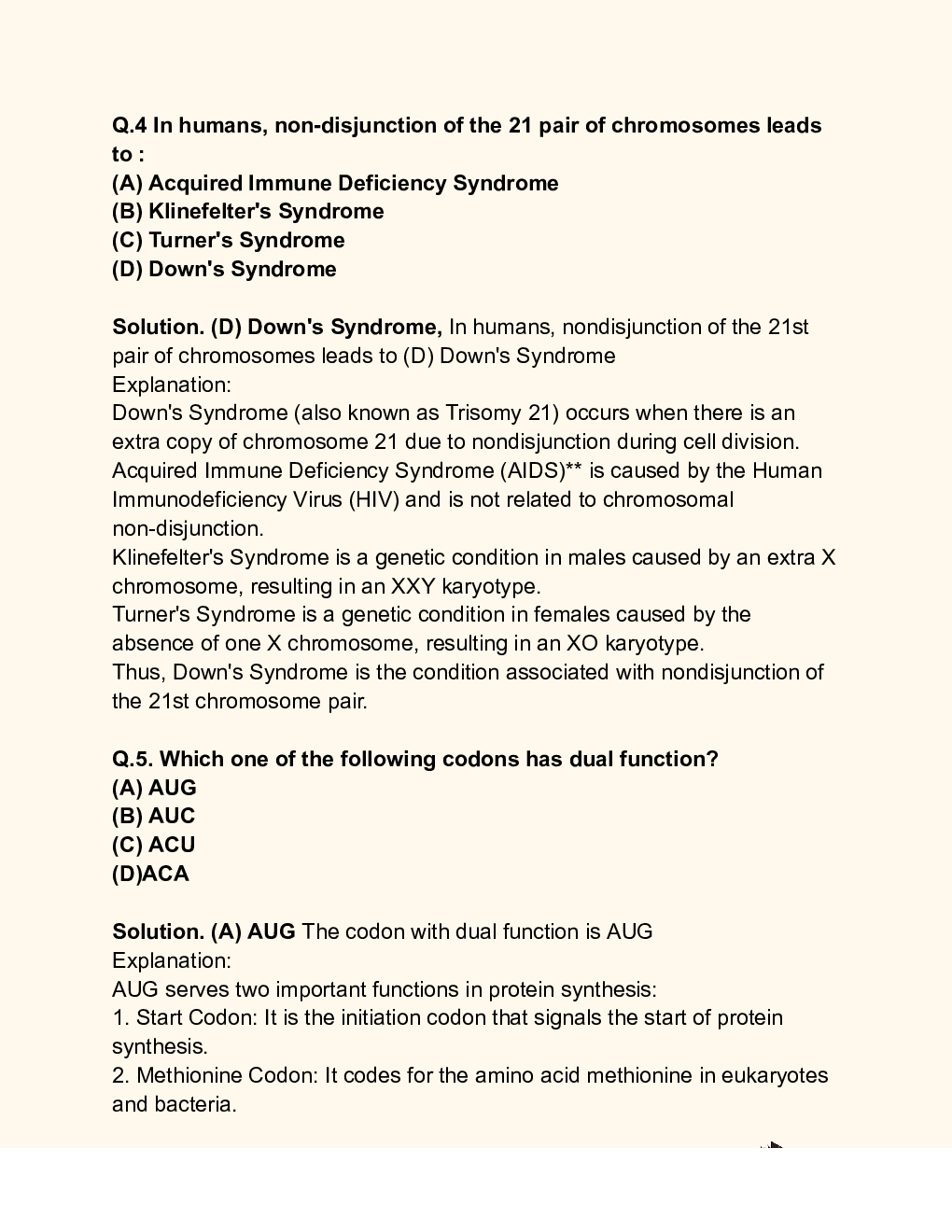 CBSE 12th 2024  Biology Question Paper With Solutions - Page 4
