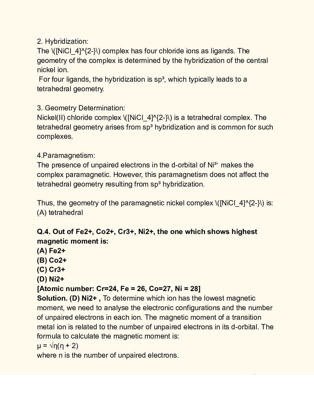 CBSE 12th 2024  Chemistry Question Paper With Solutions - Page 5