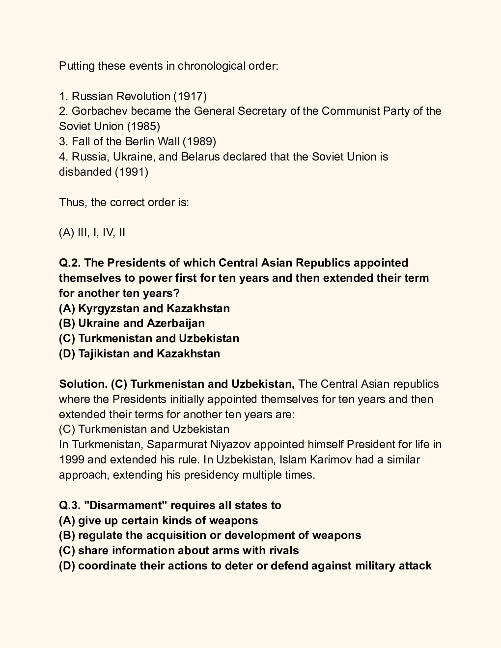 CBSE 12th 2024  Political Science Question Paper With Solutions - Page 3