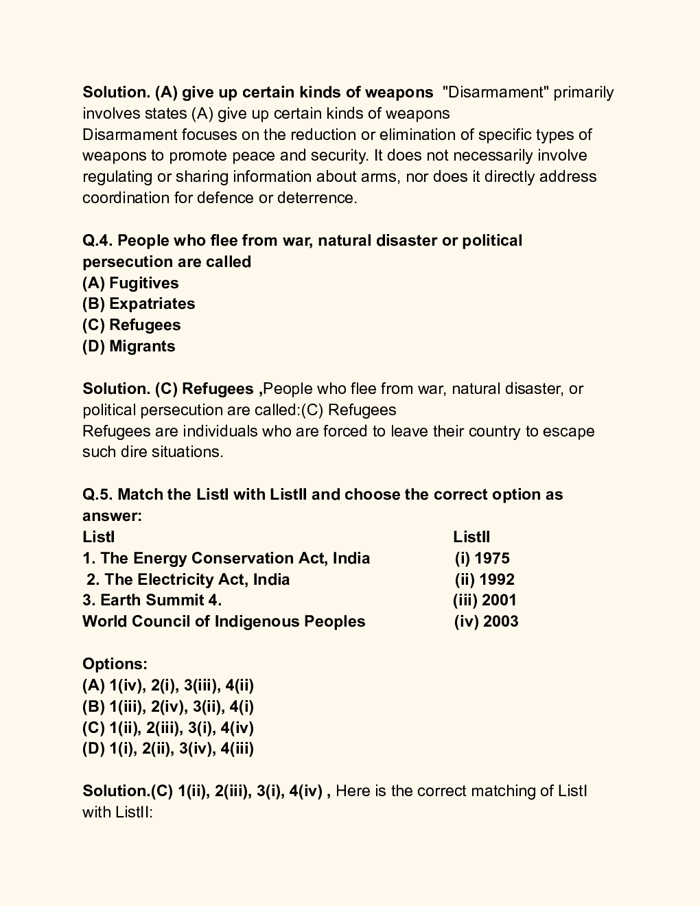 CBSE 12th 2024  Political Science Question Paper With Solutions - Page 4