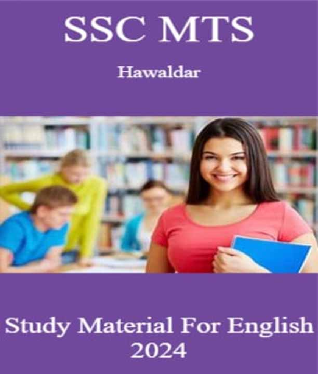 SSC MTS HawaldarStudy Material For English 2024 - Page 1